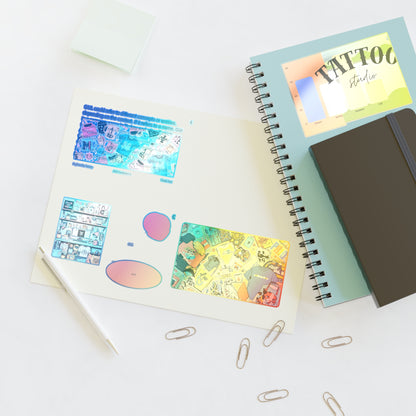 Colorful Sticker Sheets — Retro Tattoo &amp; Pop Art Icons