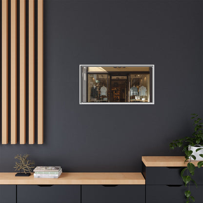 Framed Matte Canvas Print — Boutique Shopfront Photography