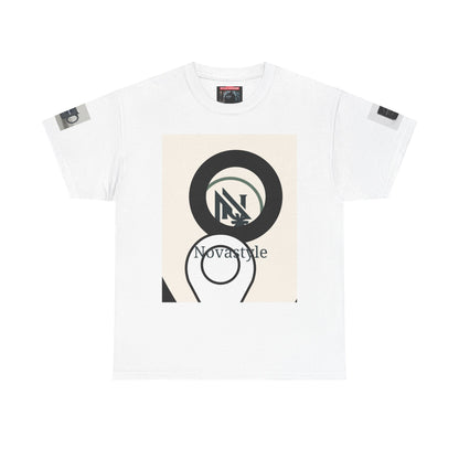 Graphic Tee — Novastyle Minimal Logo &amp; Poster Print T-Shirt