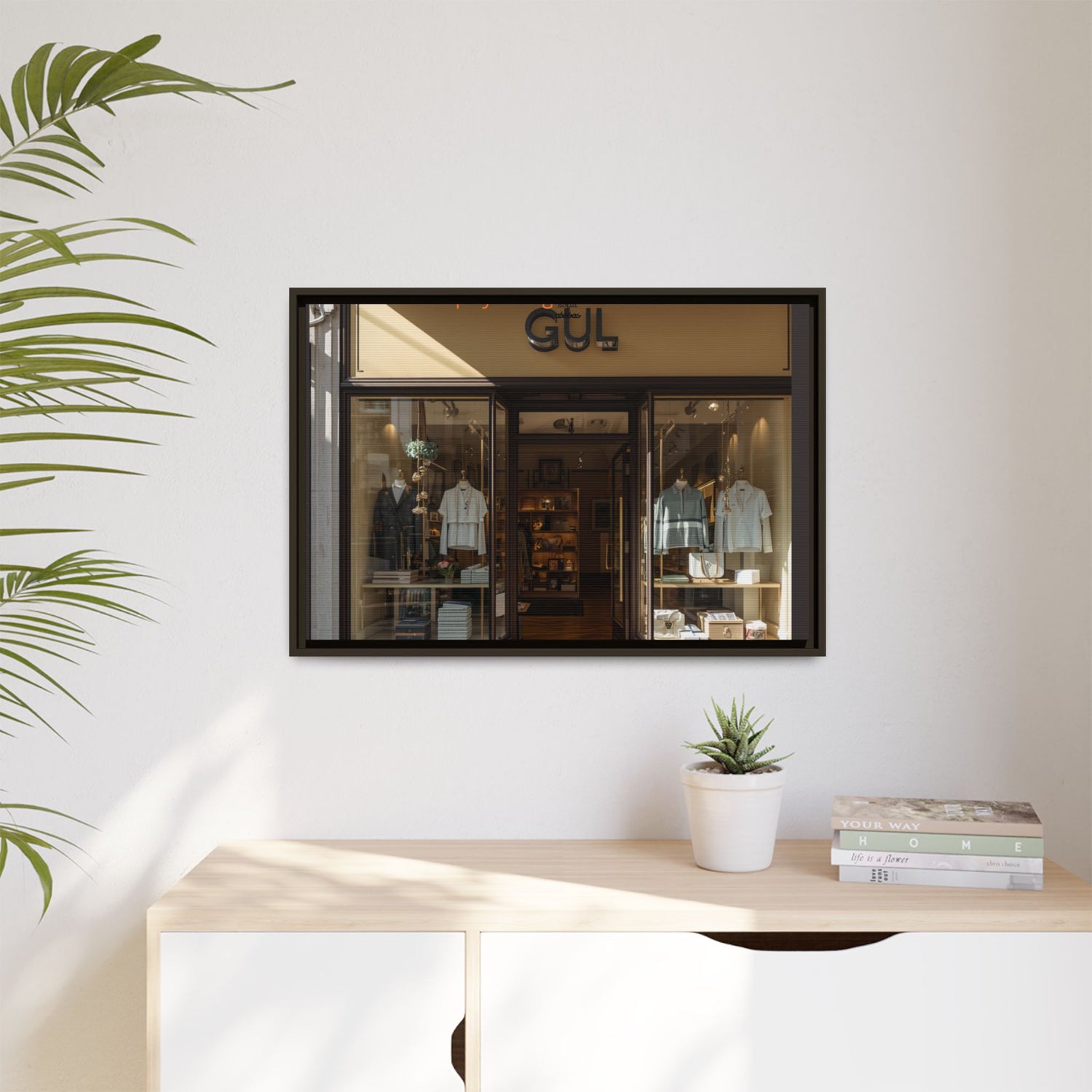 Framed Matte Canvas Print — Boutique Shopfront Photography