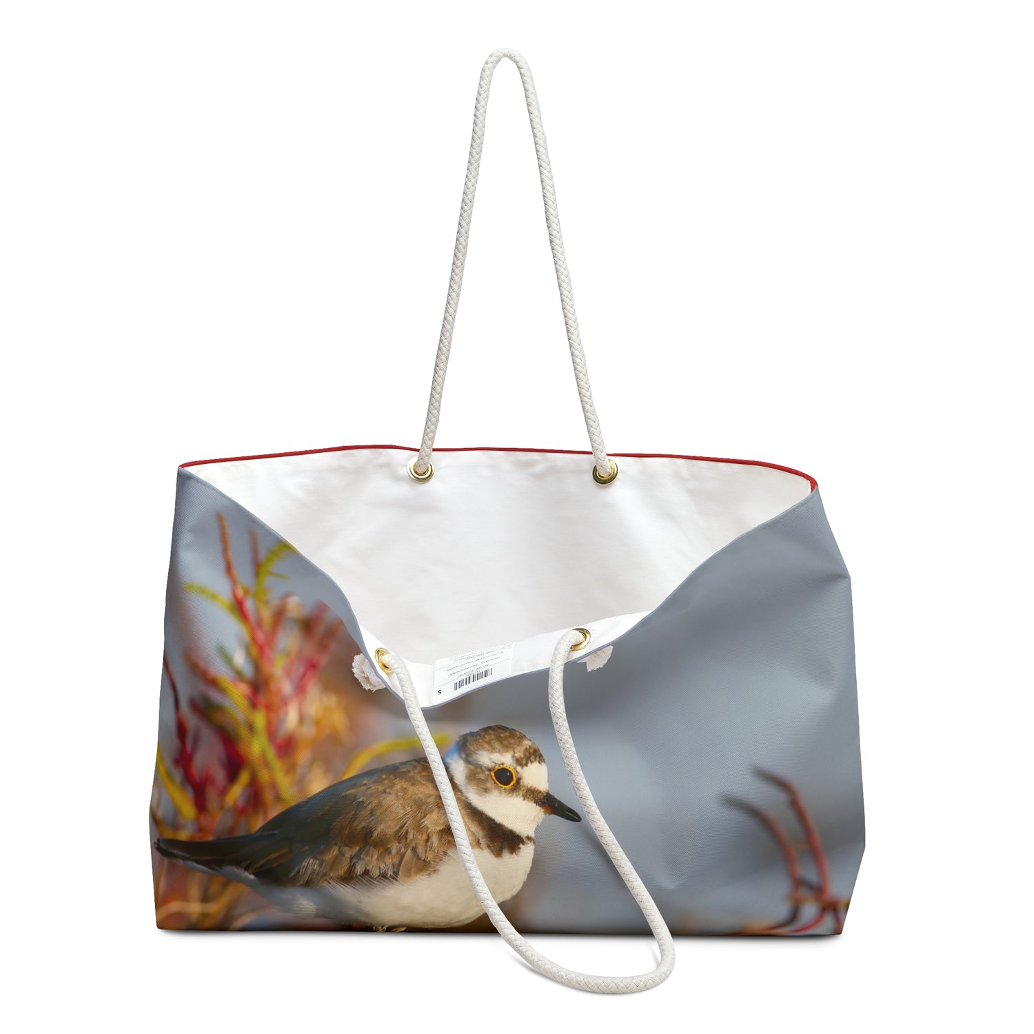 Shorebird Weekender Bag – Charming Killdeer Photo Travel Tote