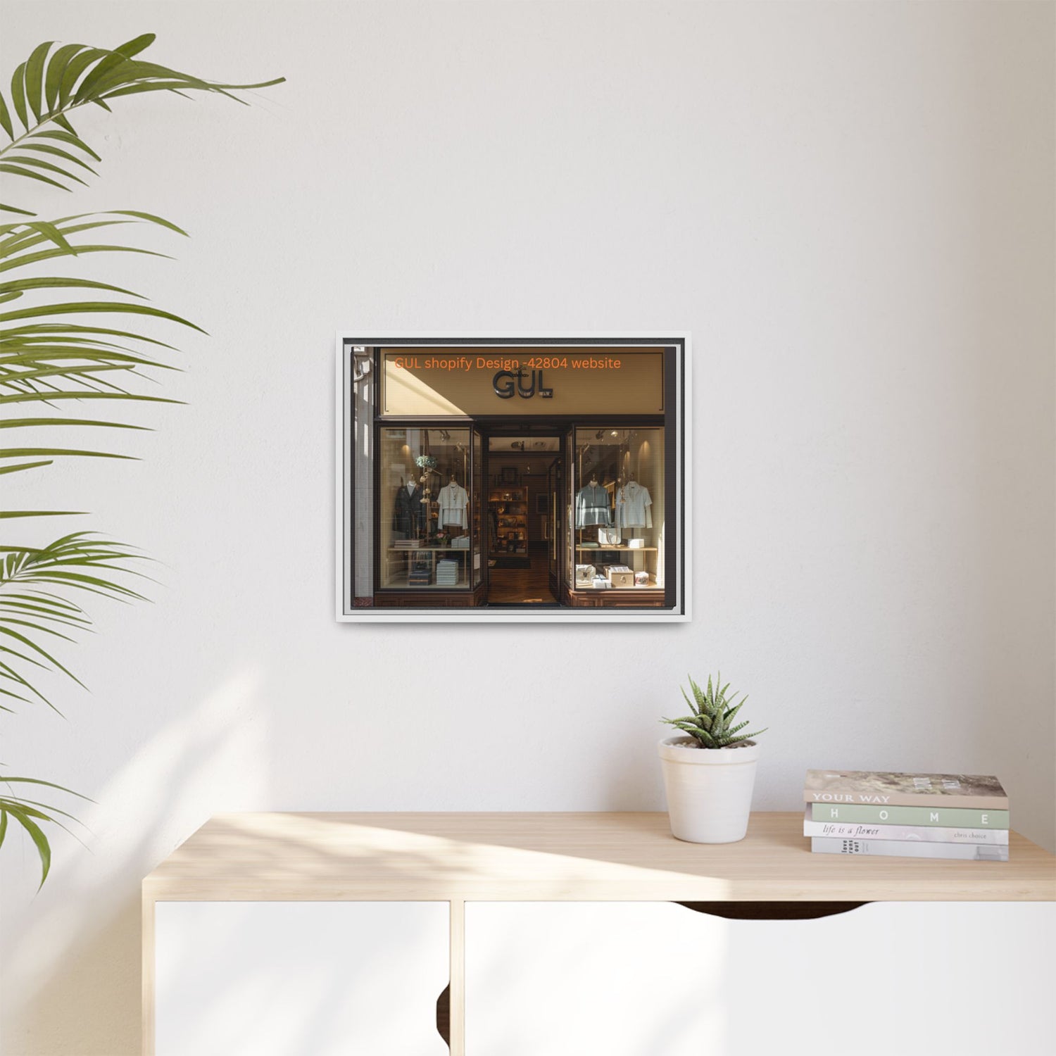 Framed Matte Canvas Print — Boutique Shopfront Photography