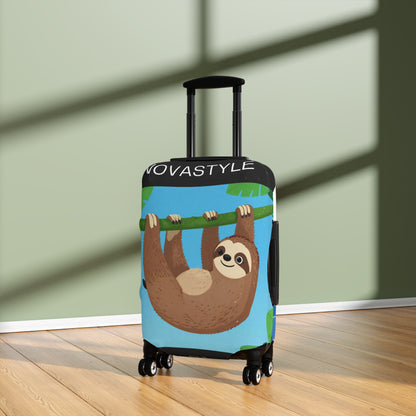 Cute Sloth Luggage Cover – Blue Mountain Travel Protector