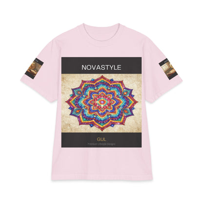 T-Shirt — NOVASTYLE Colorful Mandala &amp; Bonsai Graphic Tee