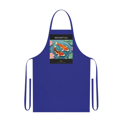 Koi Pond Cotton Apron — Artistic Fish Kitchen Apron