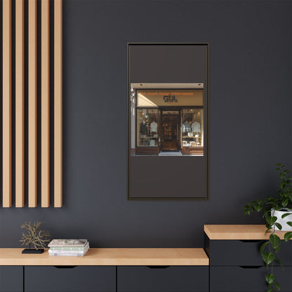 Framed Matte Canvas Print — Boutique Shopfront Photography