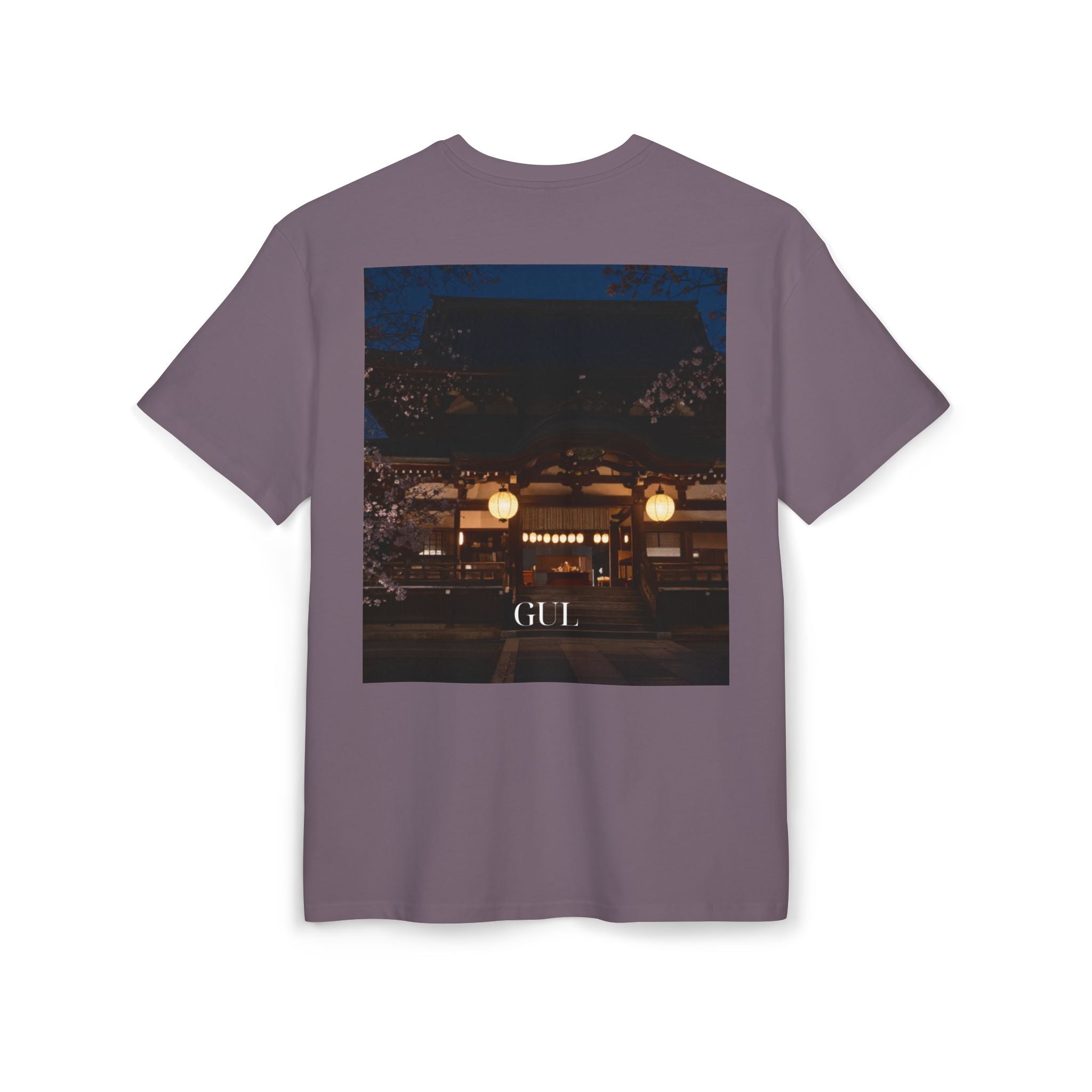 Floral &amp; Nightscape Graphic Tee — Bird of Paradise Photo Print