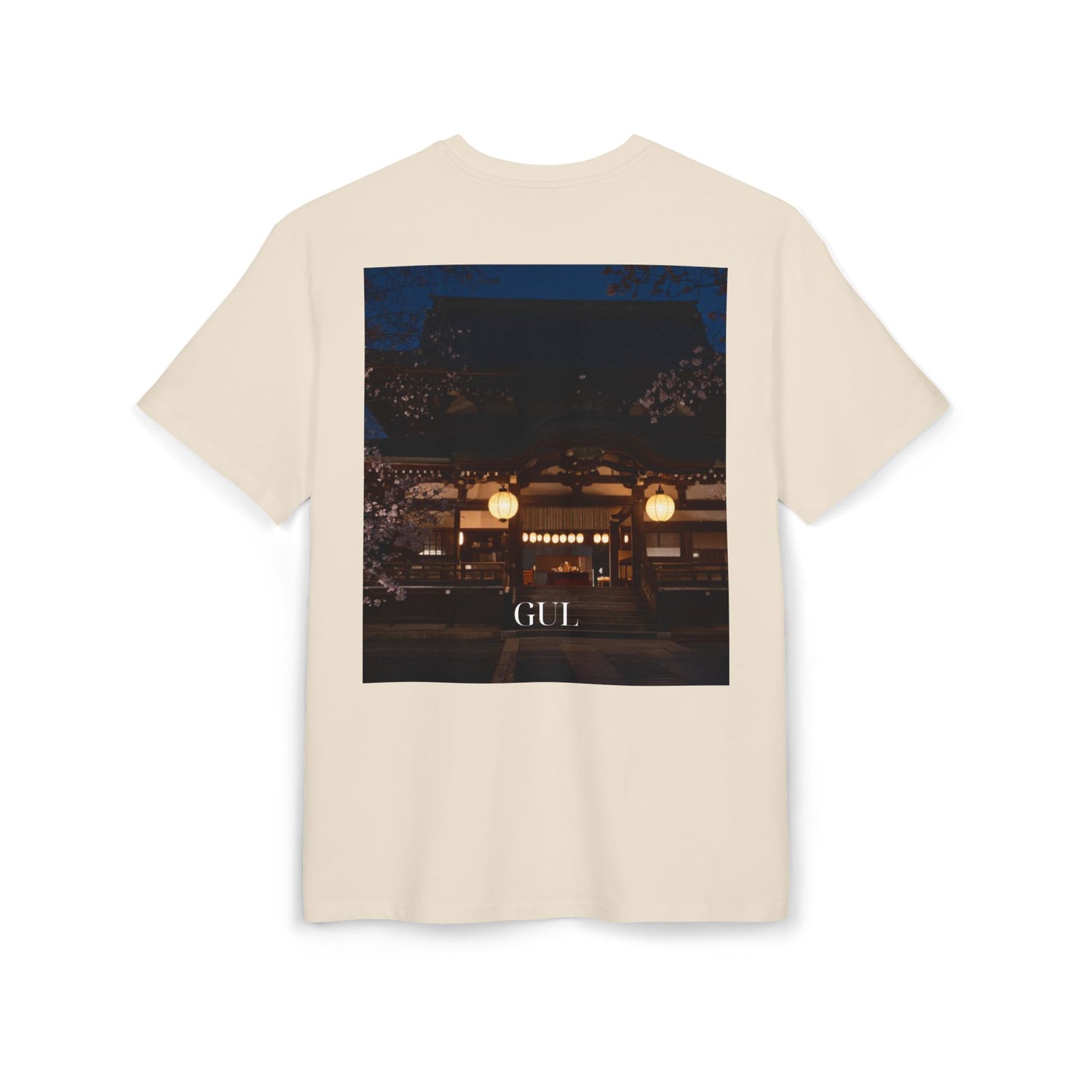 Floral &amp; Nightscape Graphic Tee — Bird of Paradise Photo Print