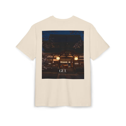 Floral &amp; Nightscape Graphic Tee — Bird of Paradise Photo Print