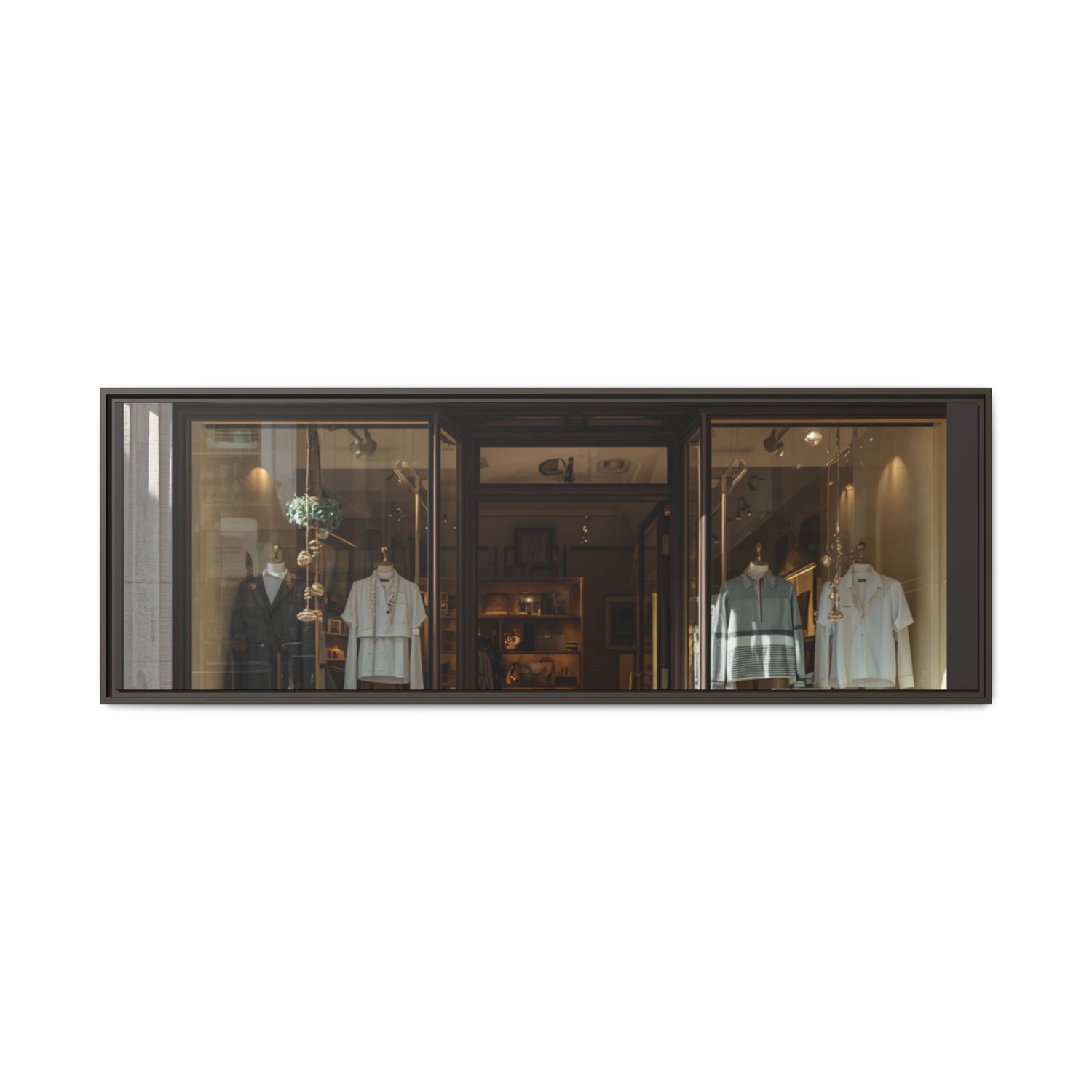 Framed Matte Canvas Print — Boutique Shopfront Photography