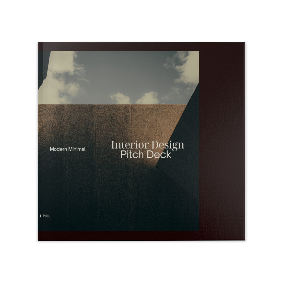 Hardcover Photo Book — Interior Design Pitch Deck Template