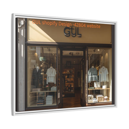 Framed Matte Canvas Print — Boutique Shopfront Photography