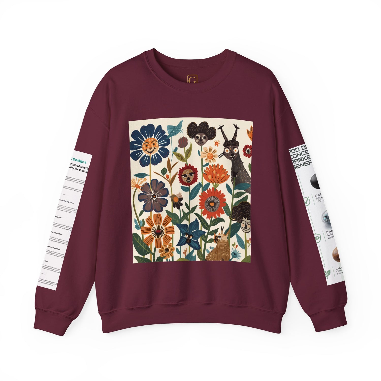 Floral Garden Crewneck Sweatshirt
