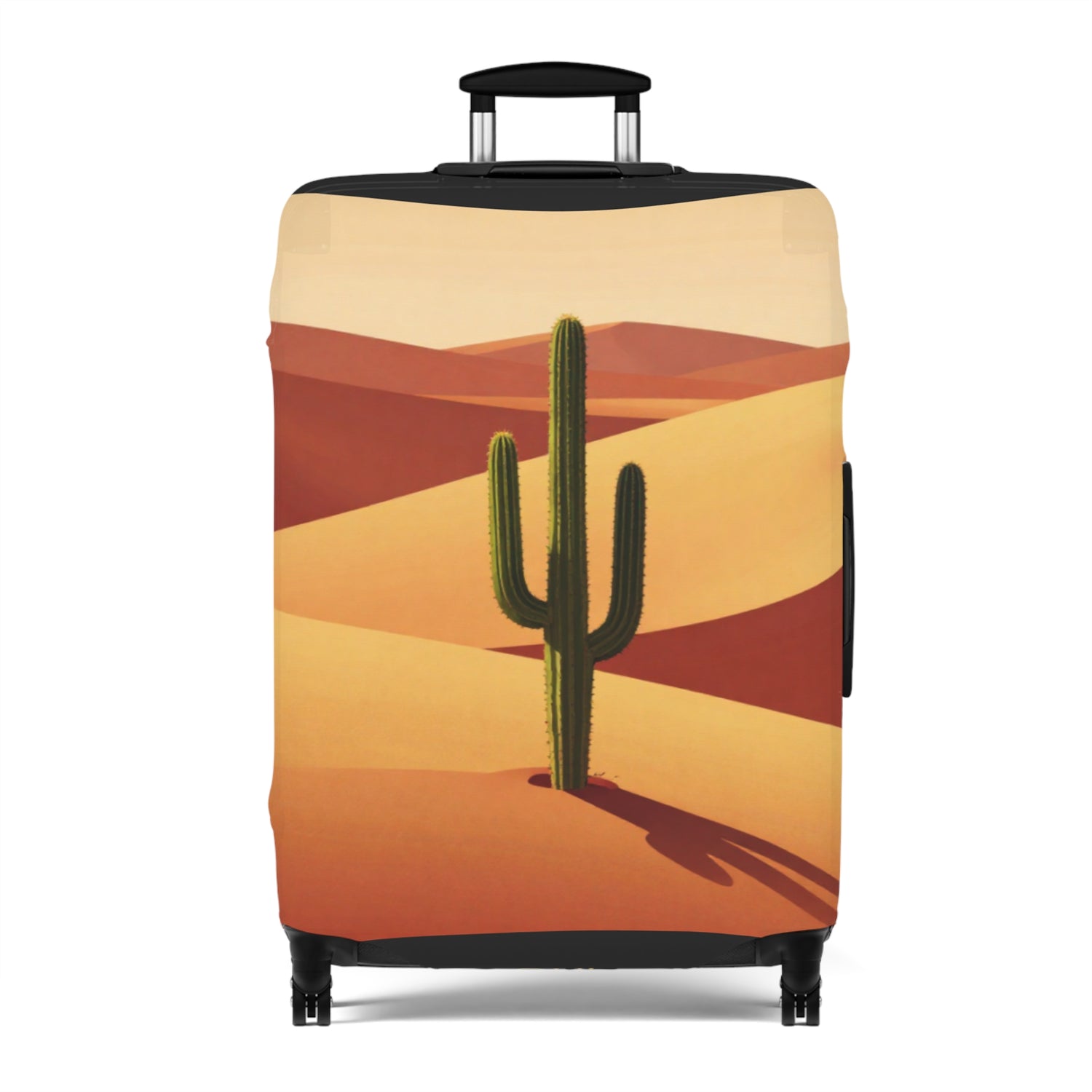Desert &amp; Hot Air Balloon Luggage Cover – Scenic Travel Suitcase Protector