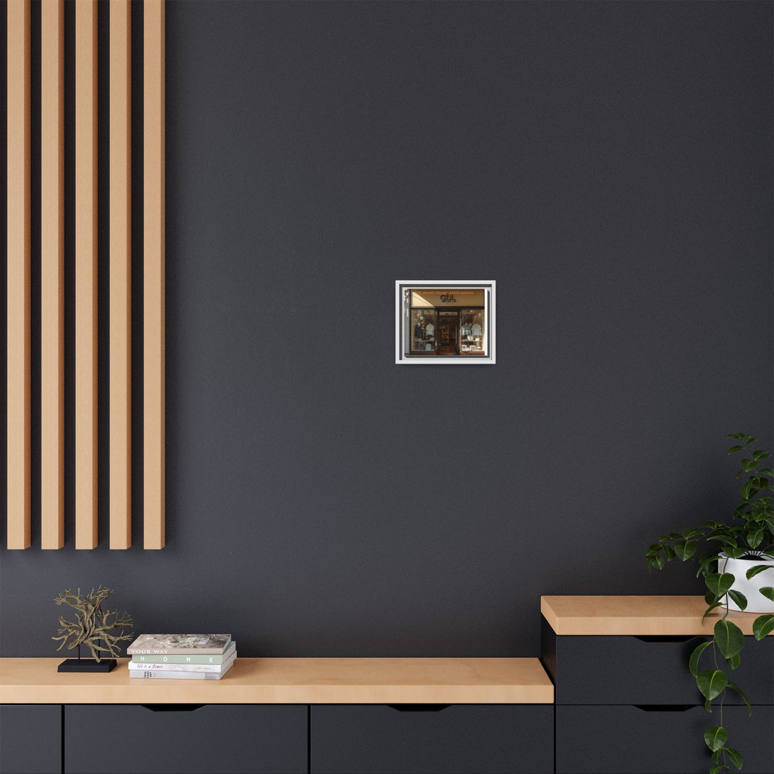 Framed Matte Canvas Print Boutique Shopfront Photography