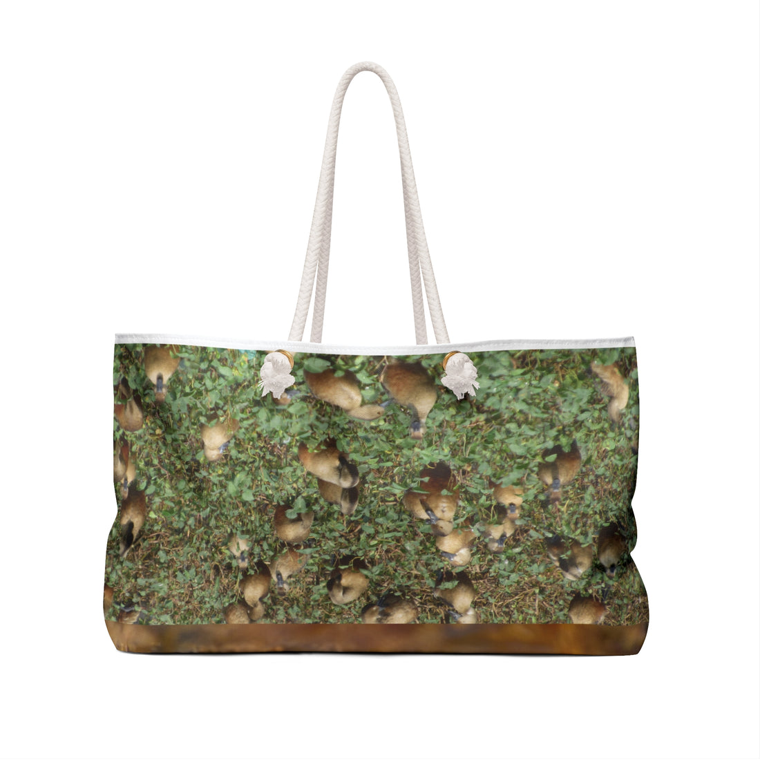 Custom Design Weekender Bag | Shorebird Killdeer Photo Travel Tote