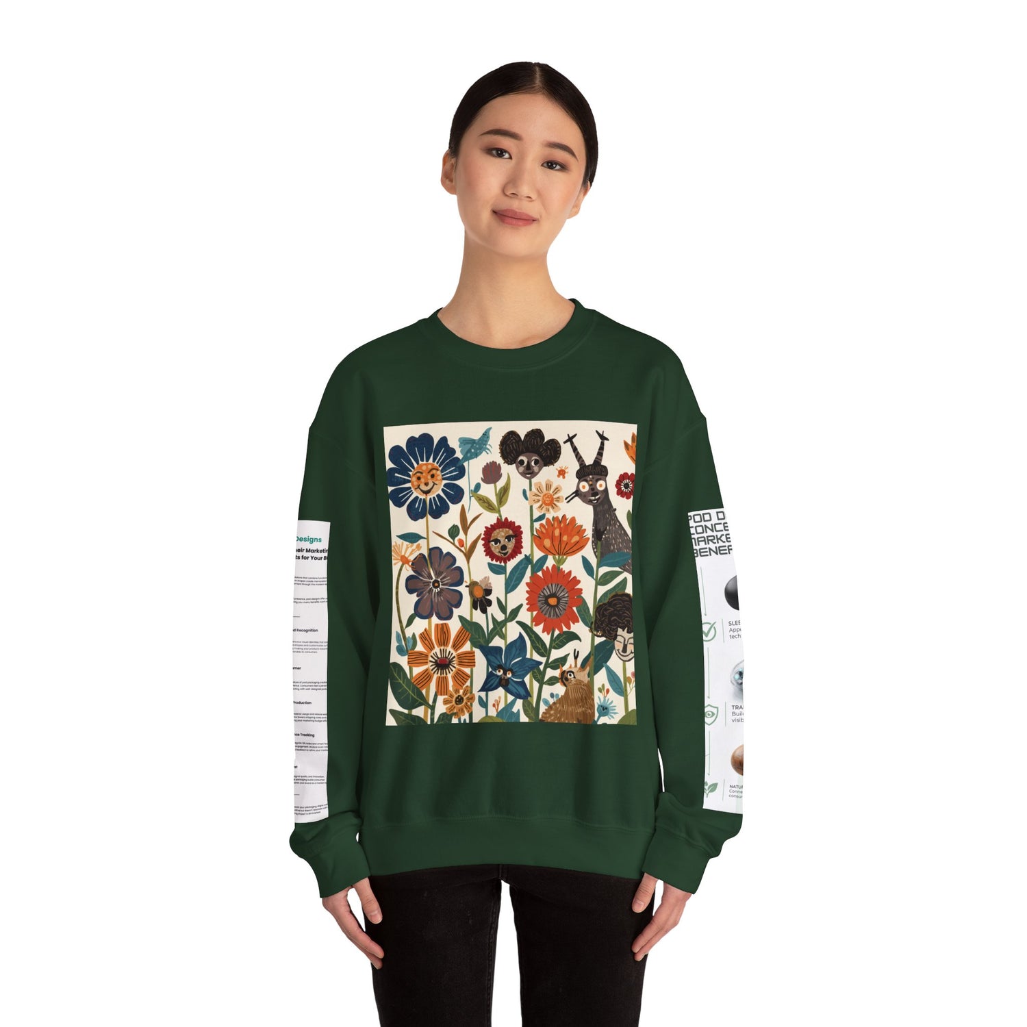 Floral Garden Crewneck Sweatshirt