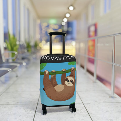 Cute Sloth Luggage Cover – Blue Mountain Travel Protector