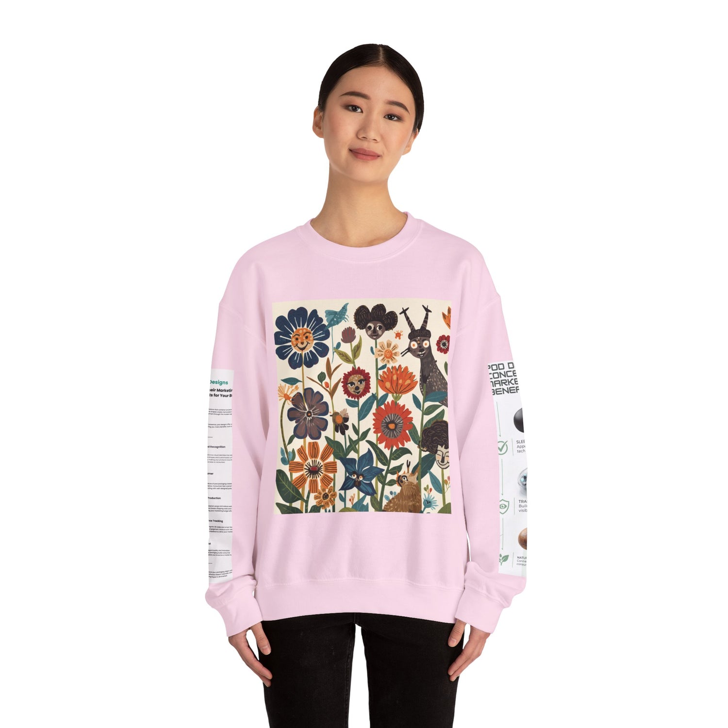Floral Garden Crewneck Sweatshirt