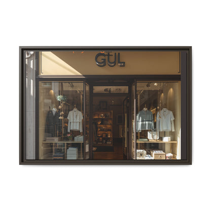 Framed Matte Canvas Print — Boutique Shopfront Photography