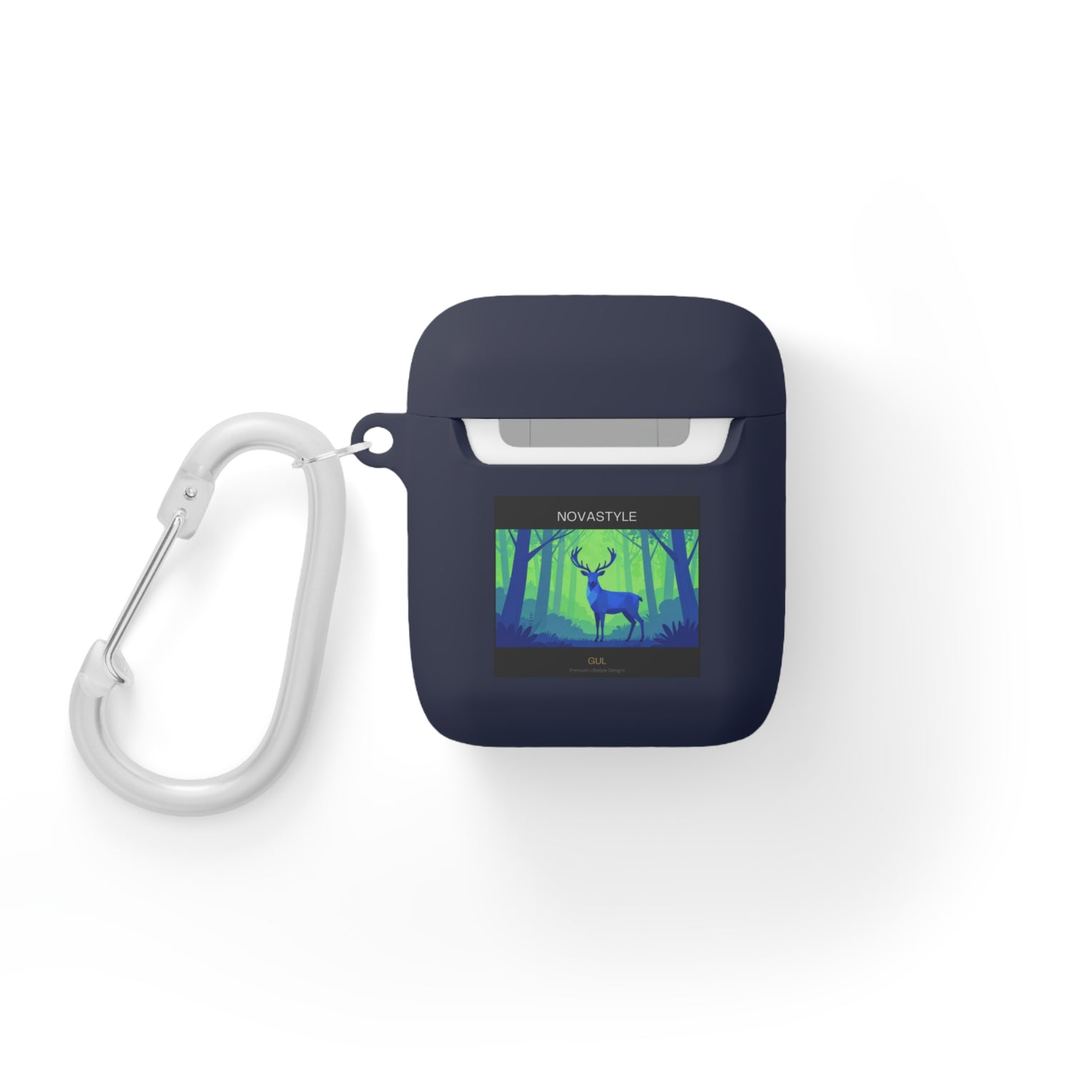 AirPods Case — Retro Sunset Van &amp; Forest Deer Prints