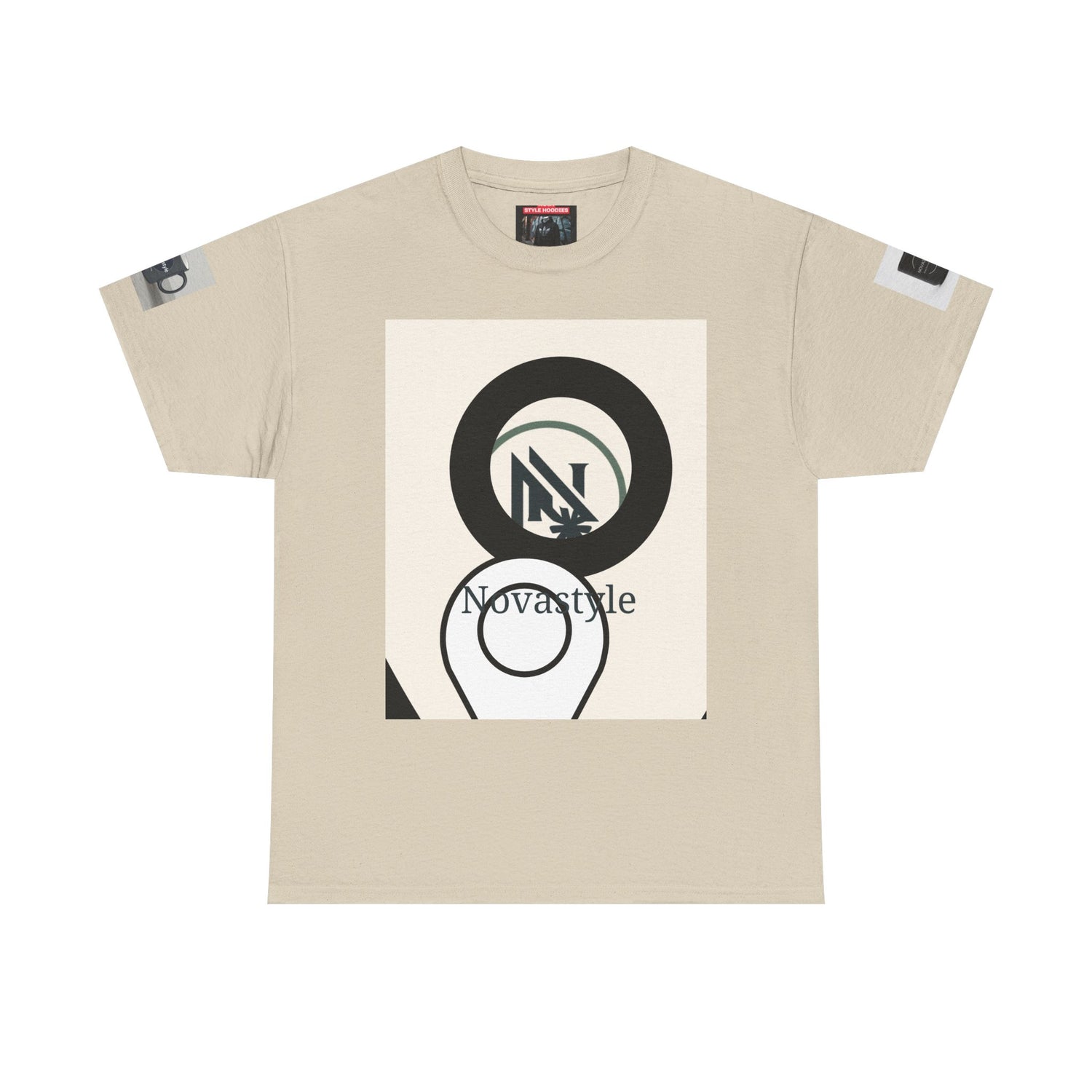 Graphic Tee — Novastyle Minimal Logo &amp; Poster Print T-Shirt