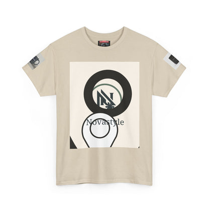 Graphic Tee — Novastyle Minimal Logo &amp; Poster Print T-Shirt