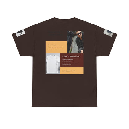 Graphic Tee — Novastyle Minimal Logo &amp; Poster Print T-Shirt