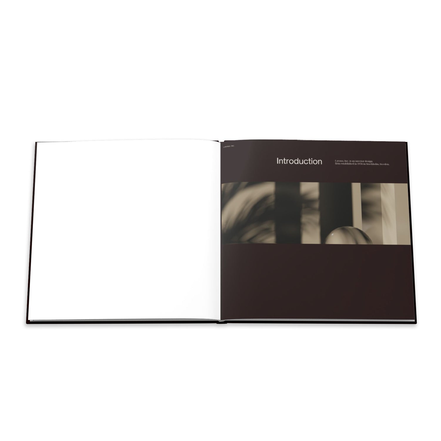 Hardcover Photo Book — Interior Design Pitch Deck Template