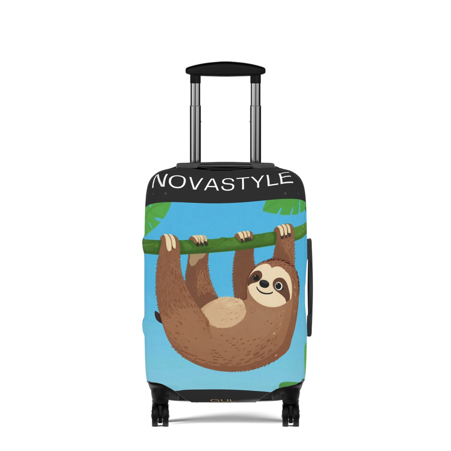 Cute Sloth Luggage Cover – Blue Mountain Travel Protector