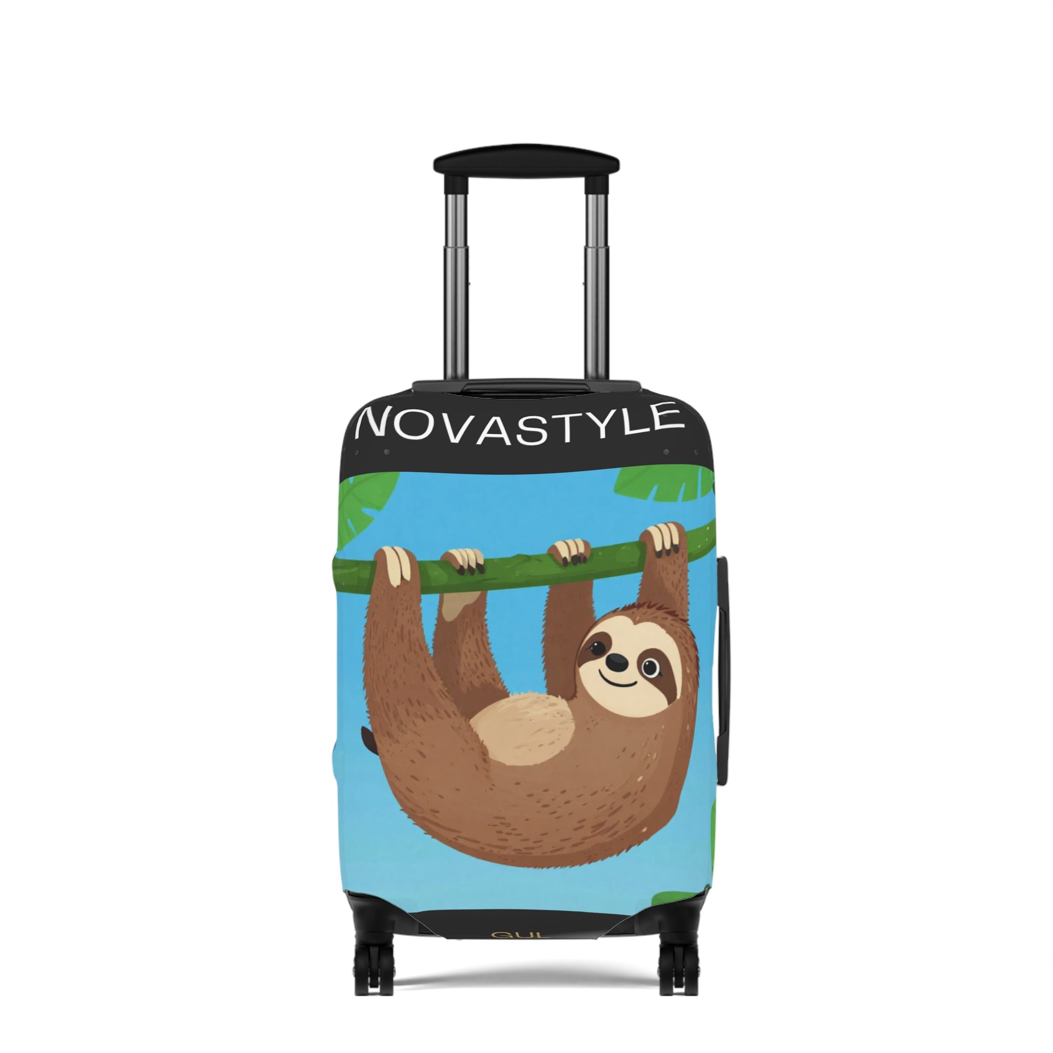 Cute Sloth Luggage Cover – Blue Mountain Travel Protector