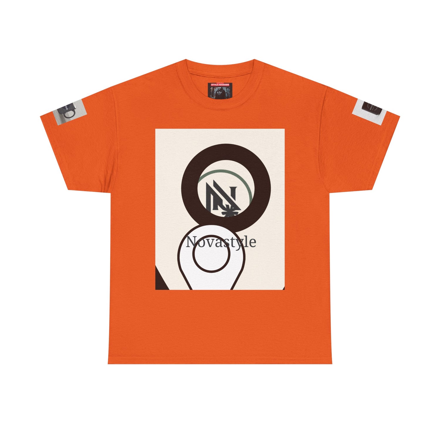 Graphic Tee — Novastyle Minimal Logo &amp; Poster Print T-Shirt