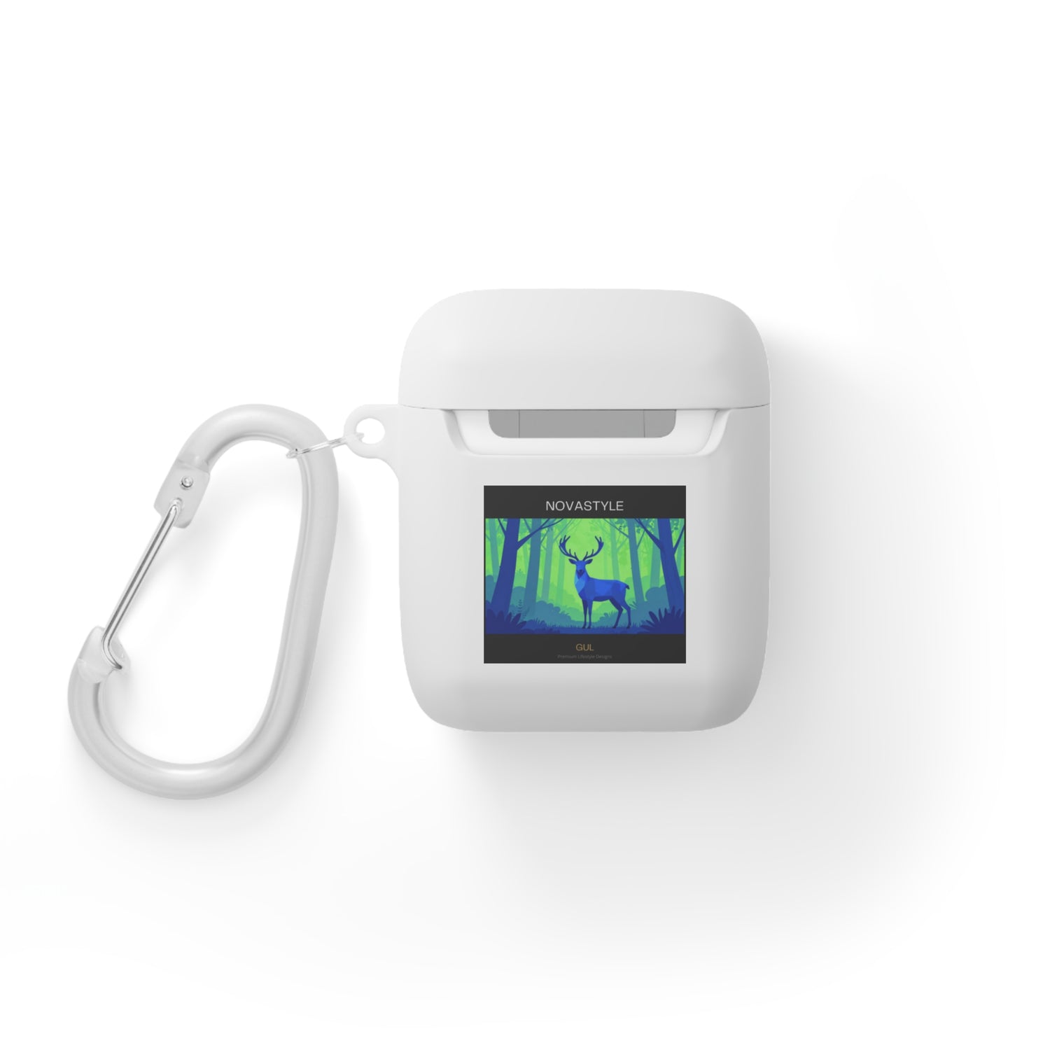 AirPods Case — Retro Sunset Van &amp; Forest Deer Prints