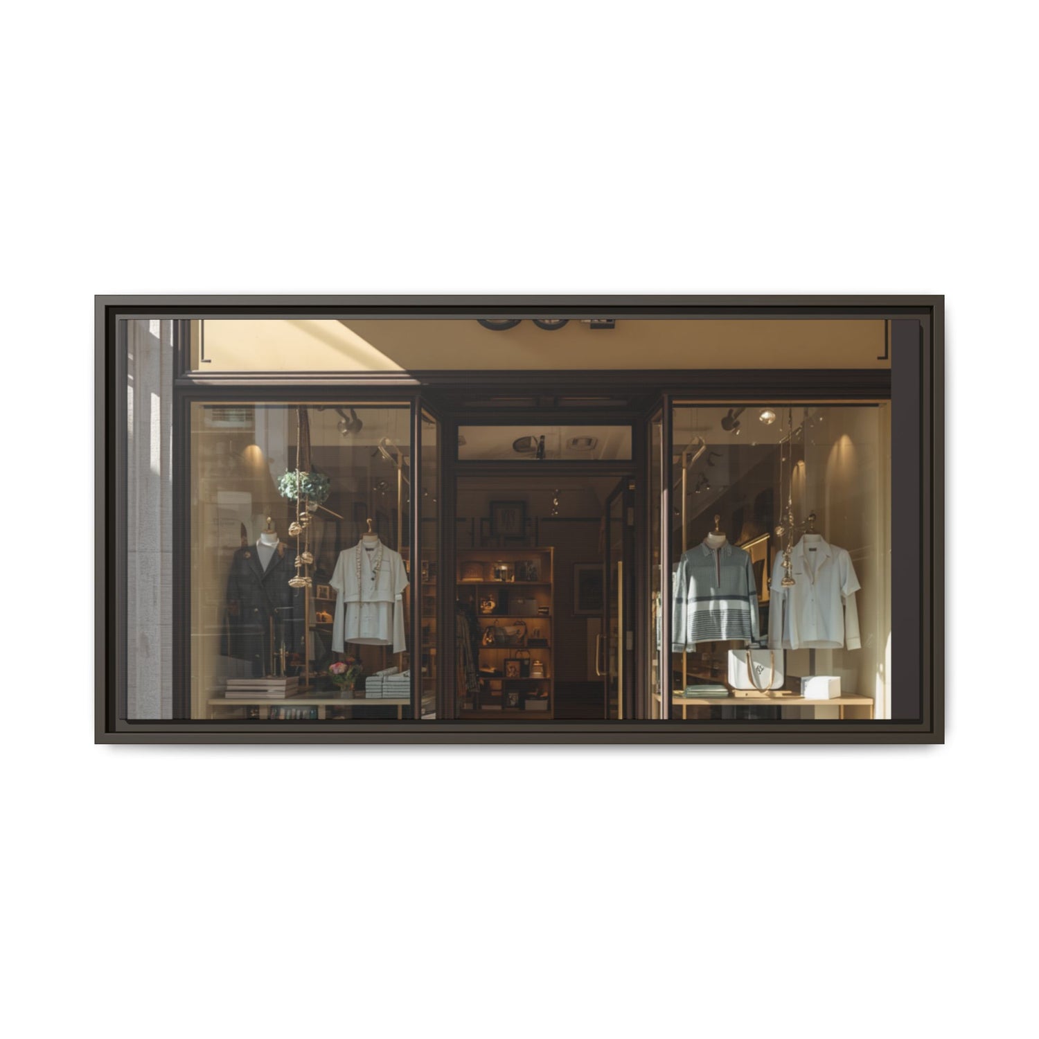 Framed Matte Canvas Print — Boutique Shopfront Photography