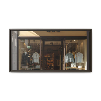 Framed Matte Canvas Print — Boutique Shopfront Photography