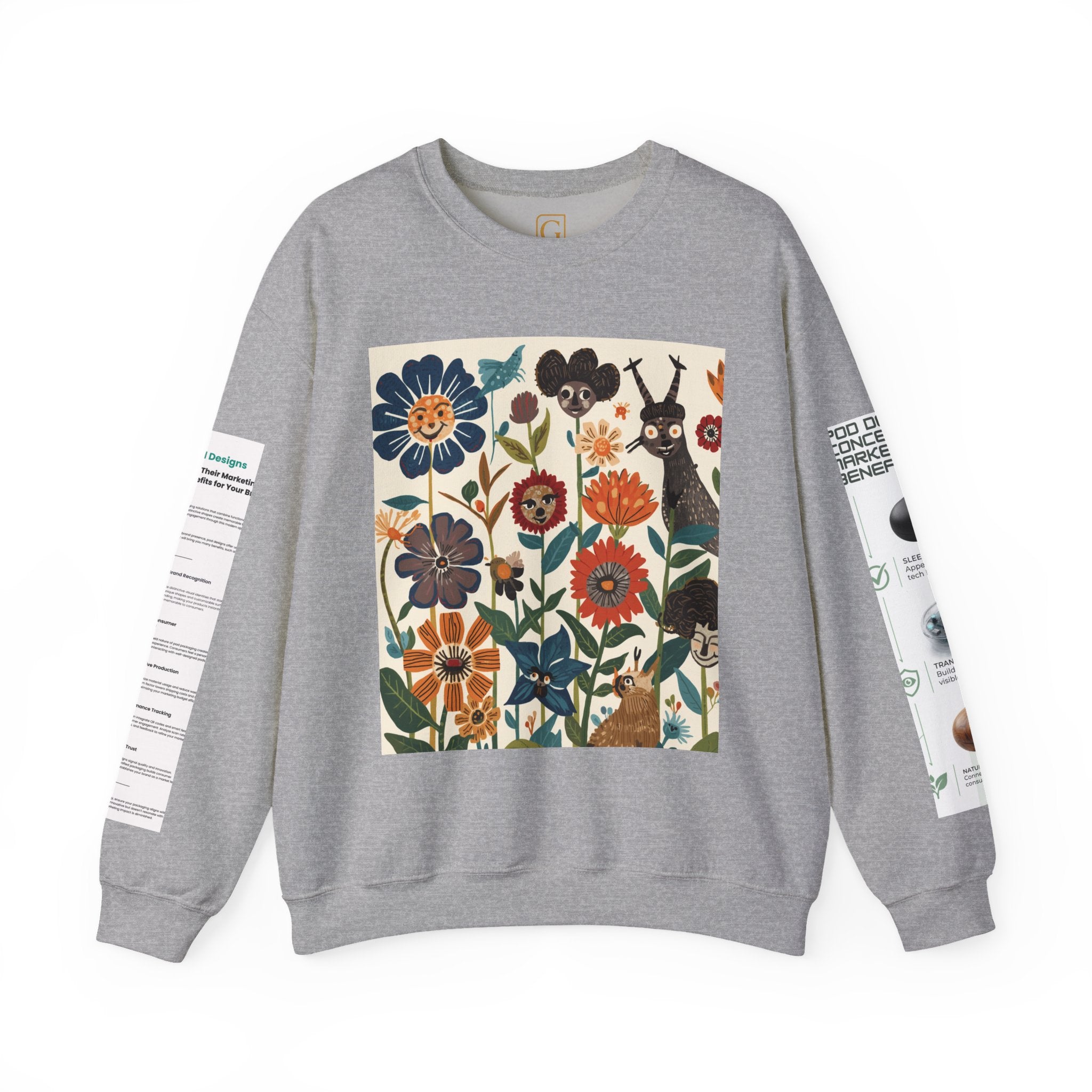 Floral Garden Crewneck Sweatshirt