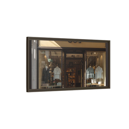 Framed Matte Canvas Print — Boutique Shopfront Photography