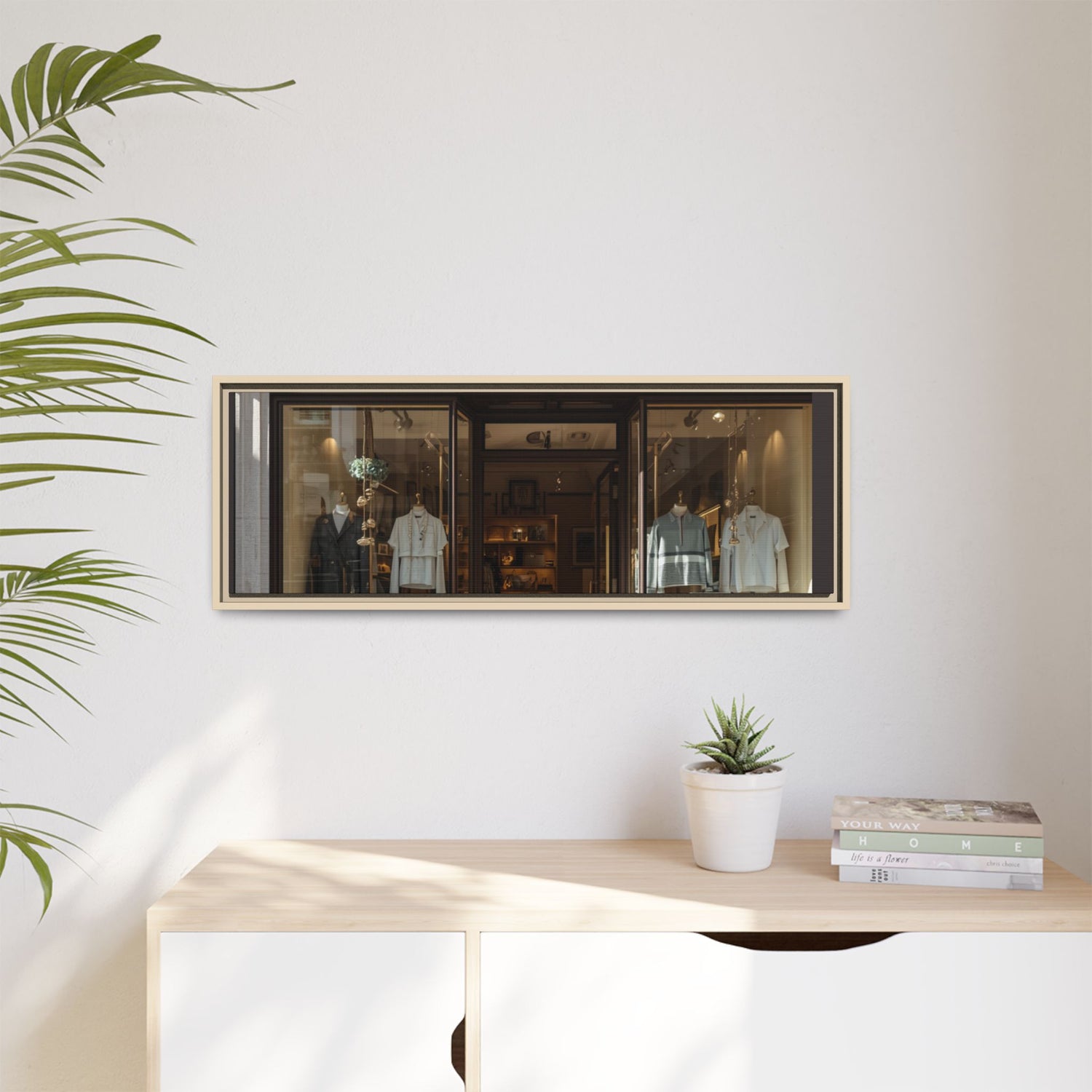 Framed Matte Canvas Print — Boutique Shopfront Photography
