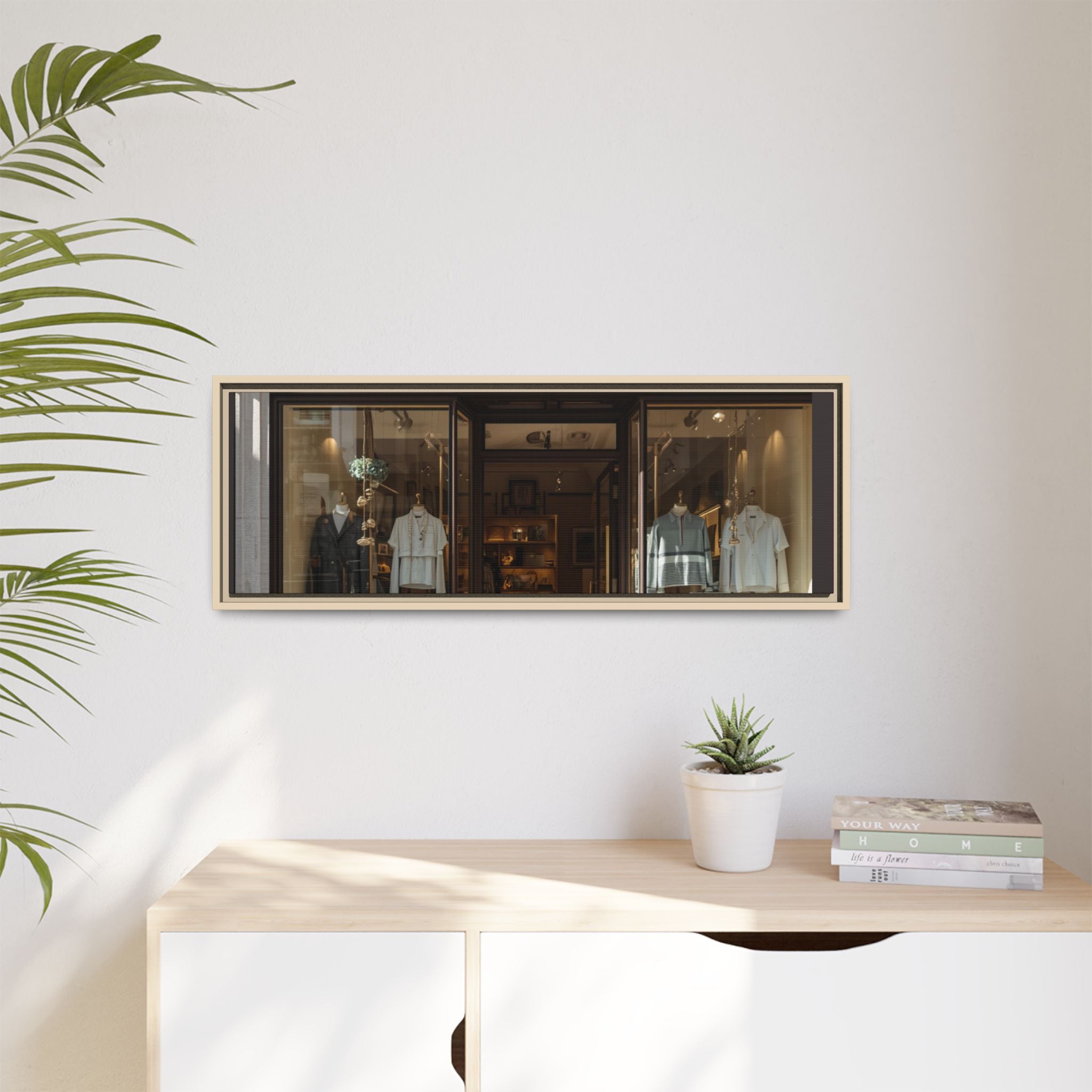 Framed Matte Canvas Print — Boutique Shopfront Photography