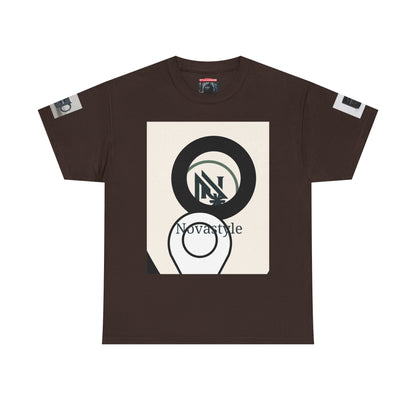 Graphic Tee — Novastyle Minimal Logo &amp; Poster Print T-Shirt
