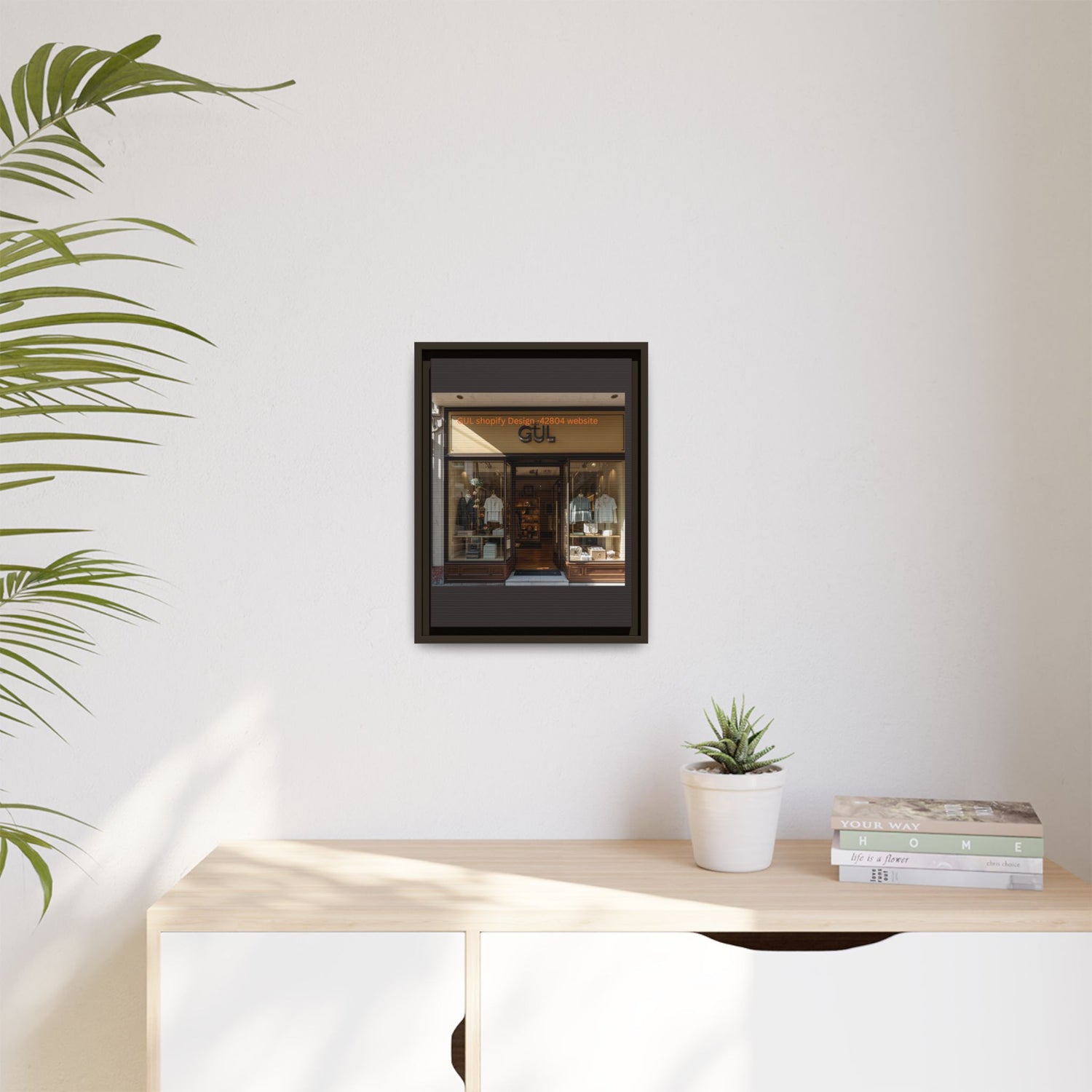 Framed Matte Canvas Print — Boutique Shopfront Photography