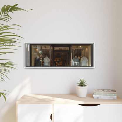 Framed Matte Canvas Print — Boutique Shopfront Photography