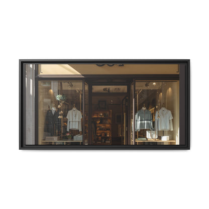 Framed Matte Canvas Print — Boutique Shopfront Photography