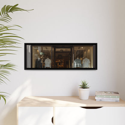 Framed Matte Canvas Print — Boutique Shopfront Photography