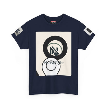 Graphic Tee — Novastyle Minimal Logo &amp; Poster Print T-Shirt