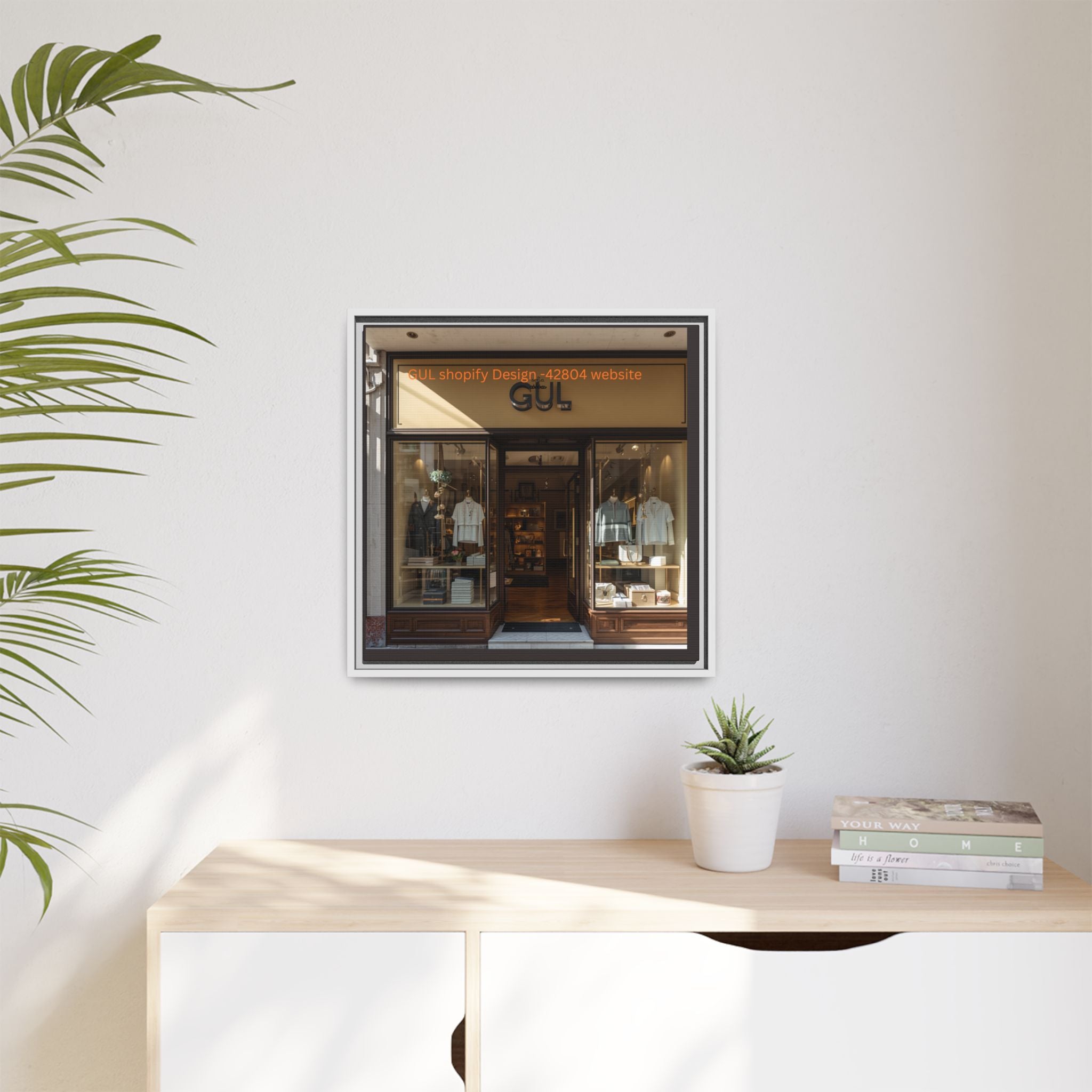 Framed Matte Canvas Print — Boutique Shopfront Photography