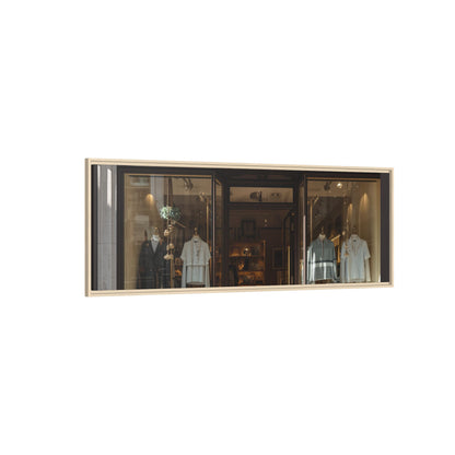 Framed Matte Canvas Print — Boutique Shopfront Photography