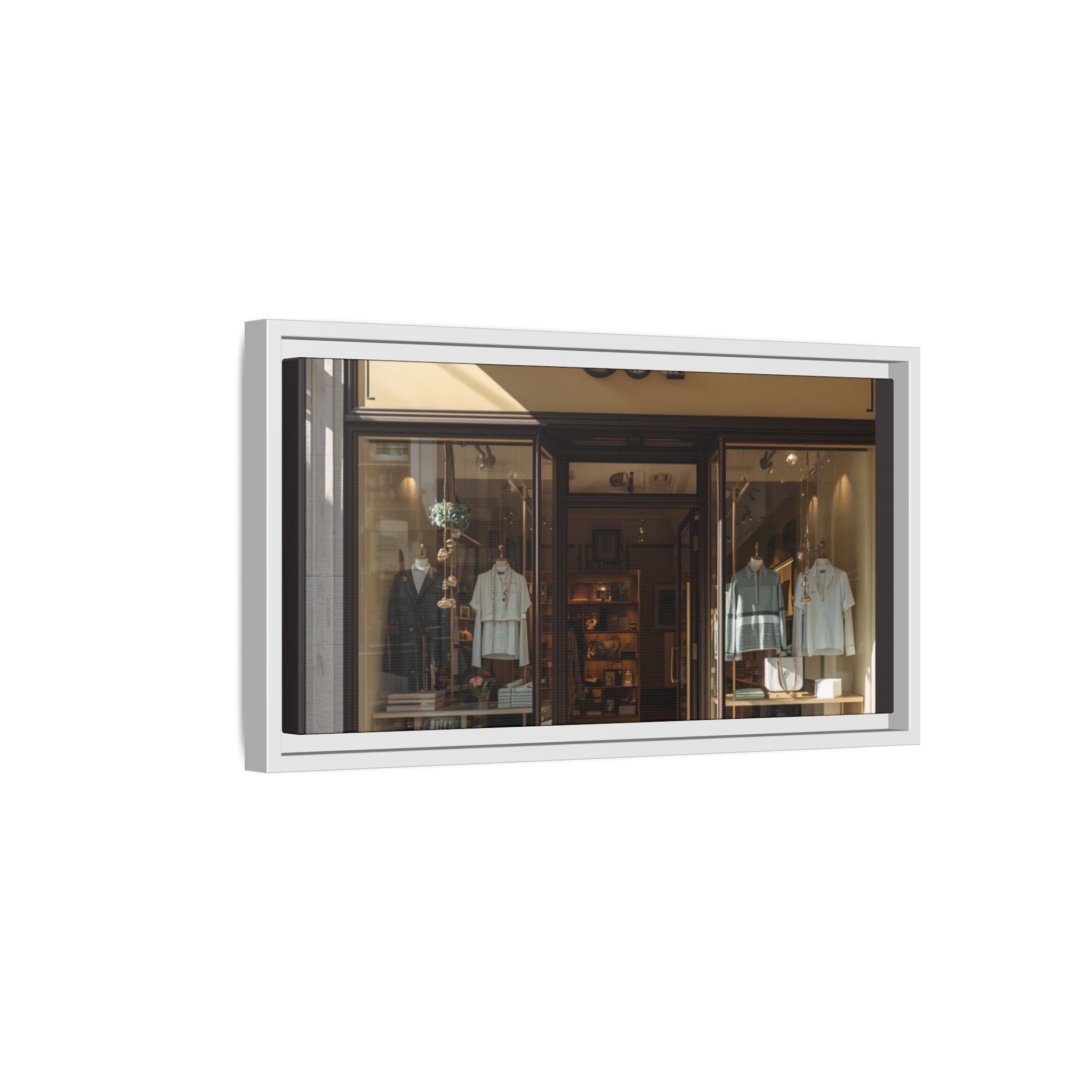 Framed Matte Canvas Print — Boutique Shopfront Photography