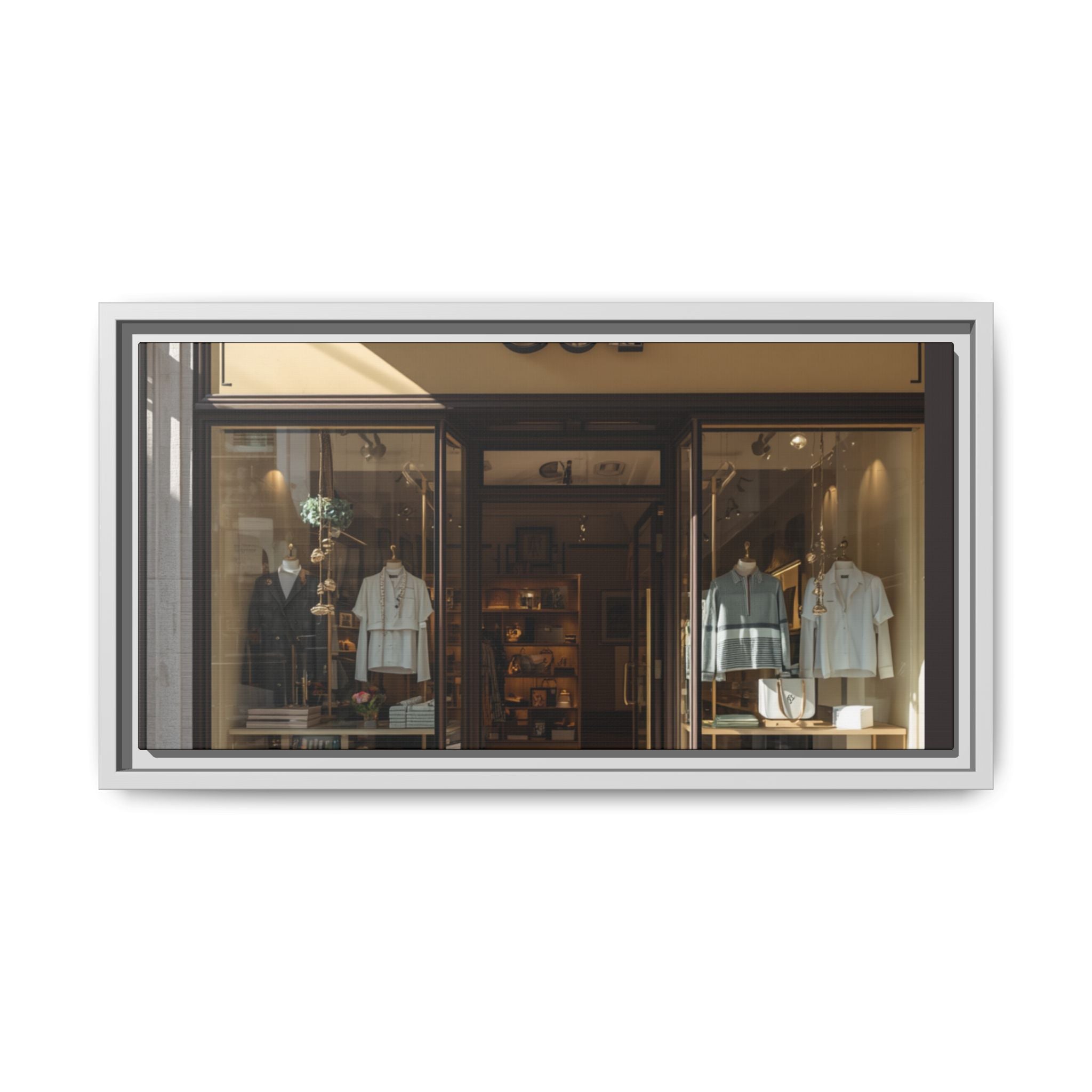 Framed Matte Canvas Print — Boutique Shopfront Photography